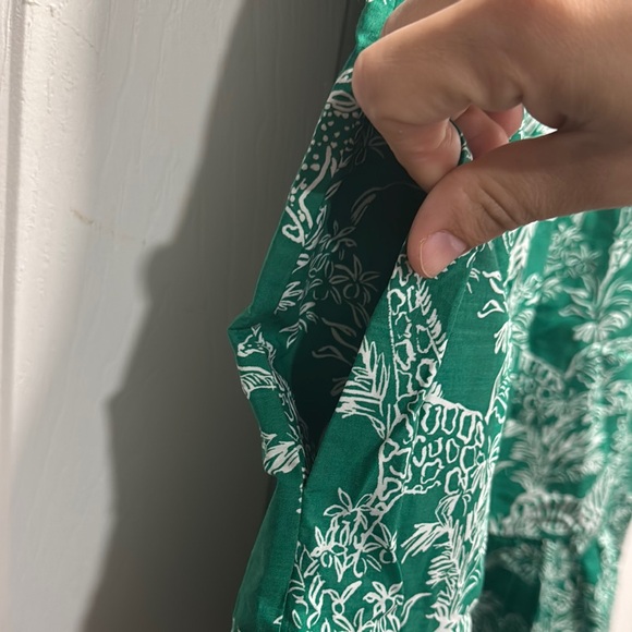 Lilly Pulitzer Green Floral Dress - Picture 5 of 9